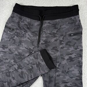 Bylt Joggers Mens Gray Camouflage Elite Stretch Pockets‎ Casual Workout 2XL